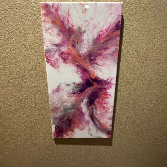 Acrylic Pour Painting Resin sealed 12x24 (NWOT) - Picture 3 of 3